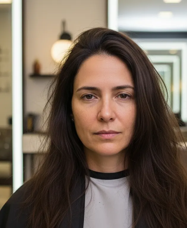 Visagismo - Antes da Transformação